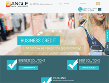 Tablet Screenshot of anglefinancialservices.com